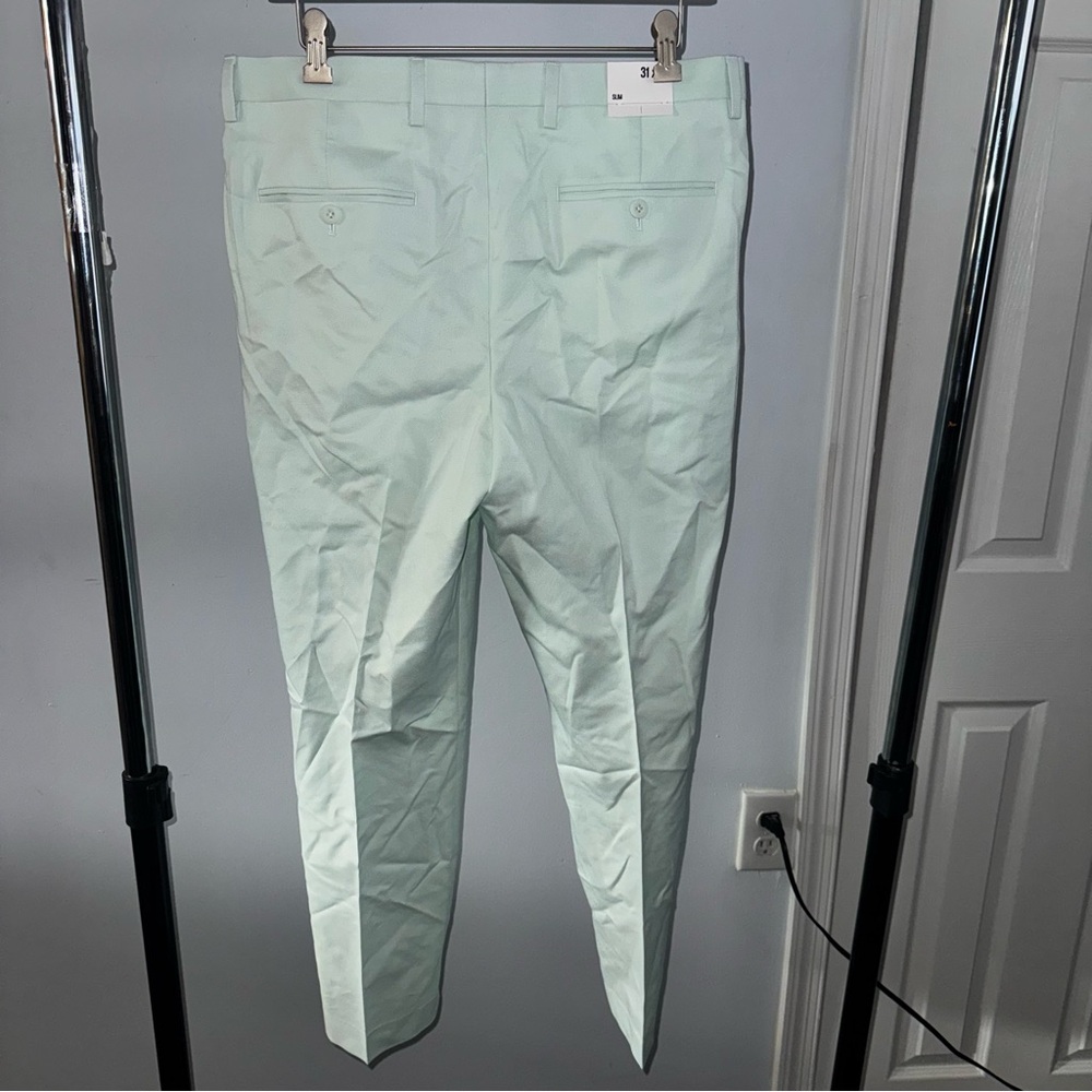 Express Men’s Mint Green Slim Dress Pants Size 31x30 NWT! - Picture 5 of 7